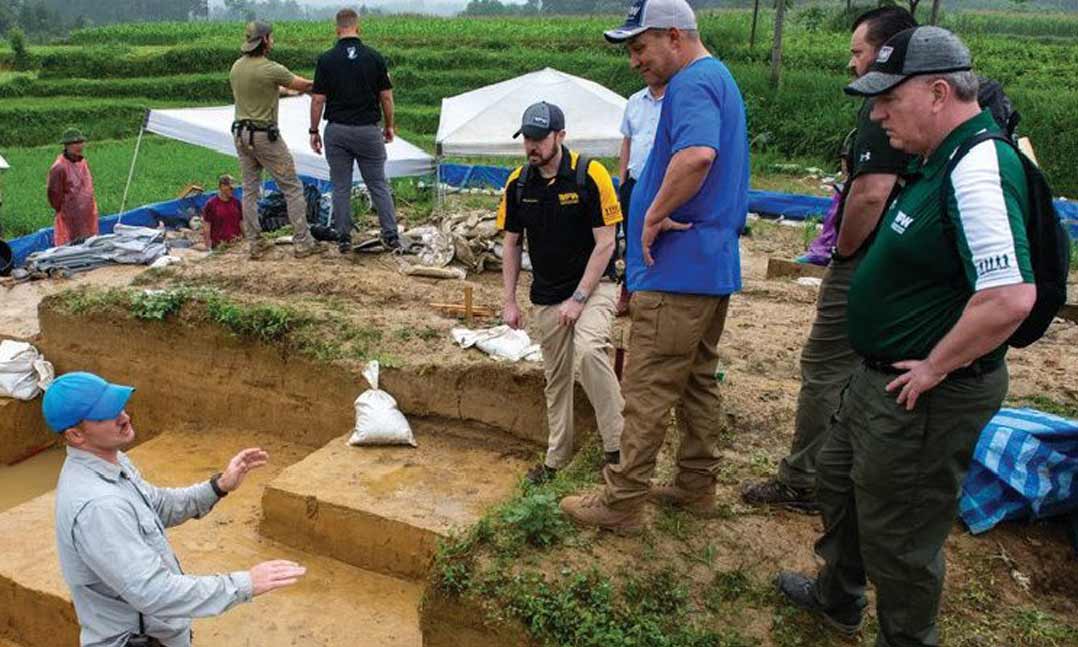 VFW leadership visits DPAA site to learn about its full accounting mission