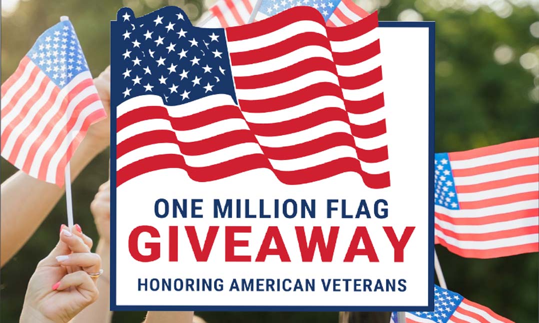 Ace Hardware is giving away 1 million flags in honor of Memorial Day alongside the VFW