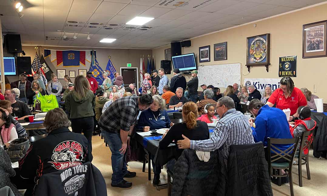 VFW Post hosts dinner to raise support for a local police officer injured in the line of duty