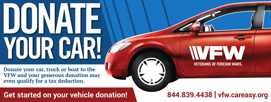 Donate your car to the VFW Foundation