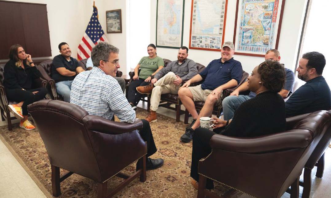 Veterans gather at one of more than 300 Vet Centers